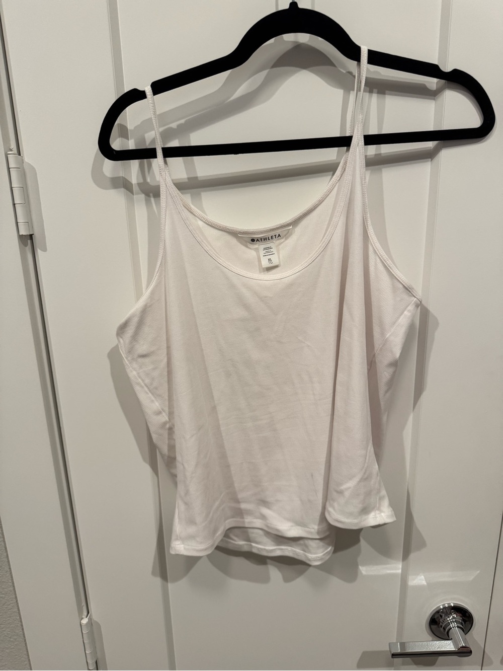 Athleta White Spaghetti Strap Camisole